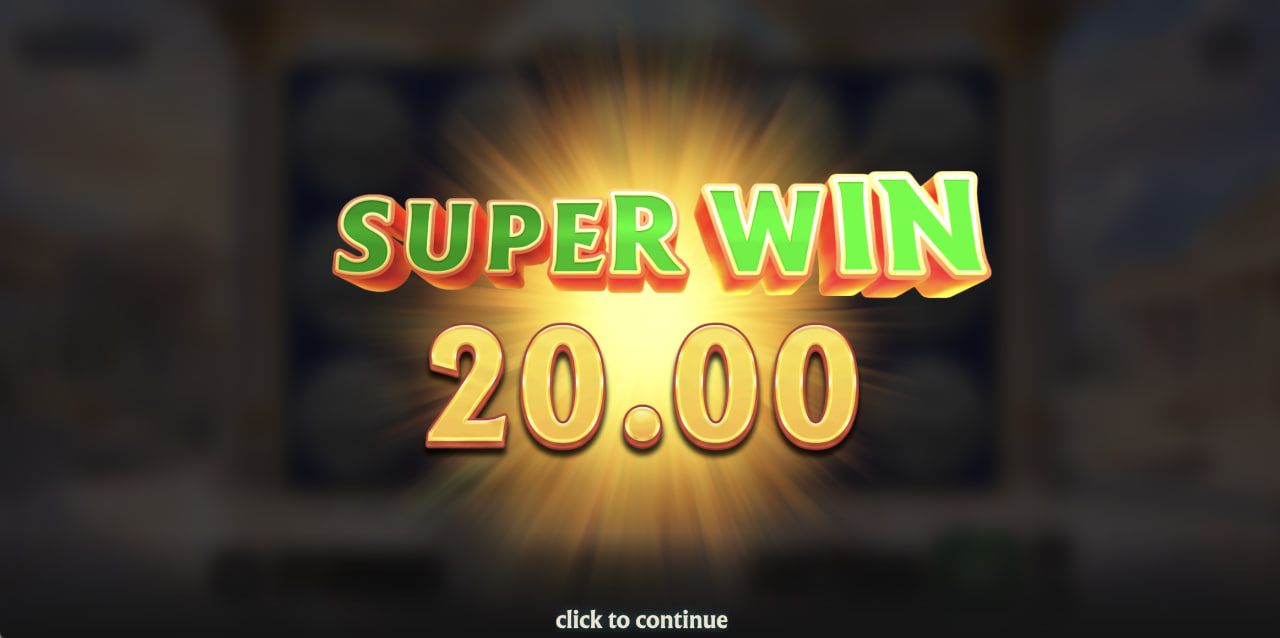 Super Win-skärmen i Zeus Flip framför ett grekiskt tempel